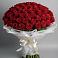 Букет 101 Красная роза Блэк Мэджик в Солнечногорске