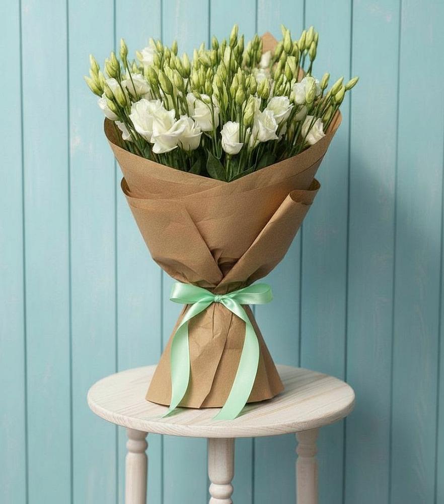 Букет цветов из: Лизиантусы в Солнечногорске