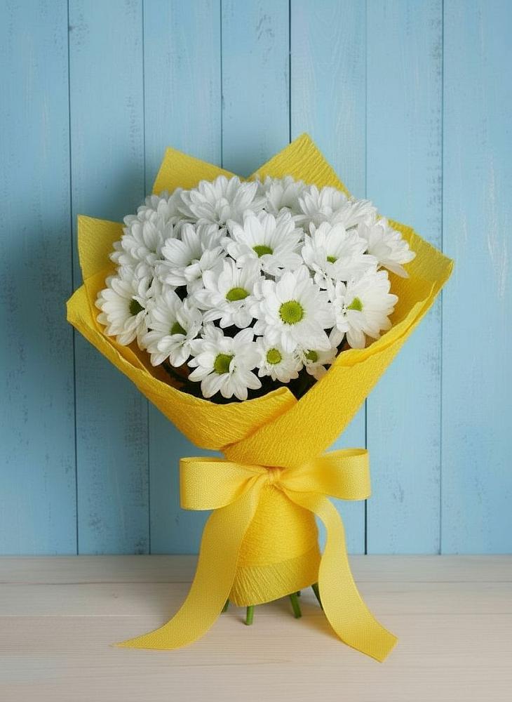 Букет цветов из: Хризантемы в Солнечногорске