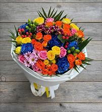 Букет цветов из:  Розы и Хризантемы #REPLACE_PRED# Солнечногорске