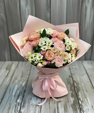 Букет цветов из:  Гвоздики, Розы и Хризантемы #REPLACE_PRED# Солнечногорске