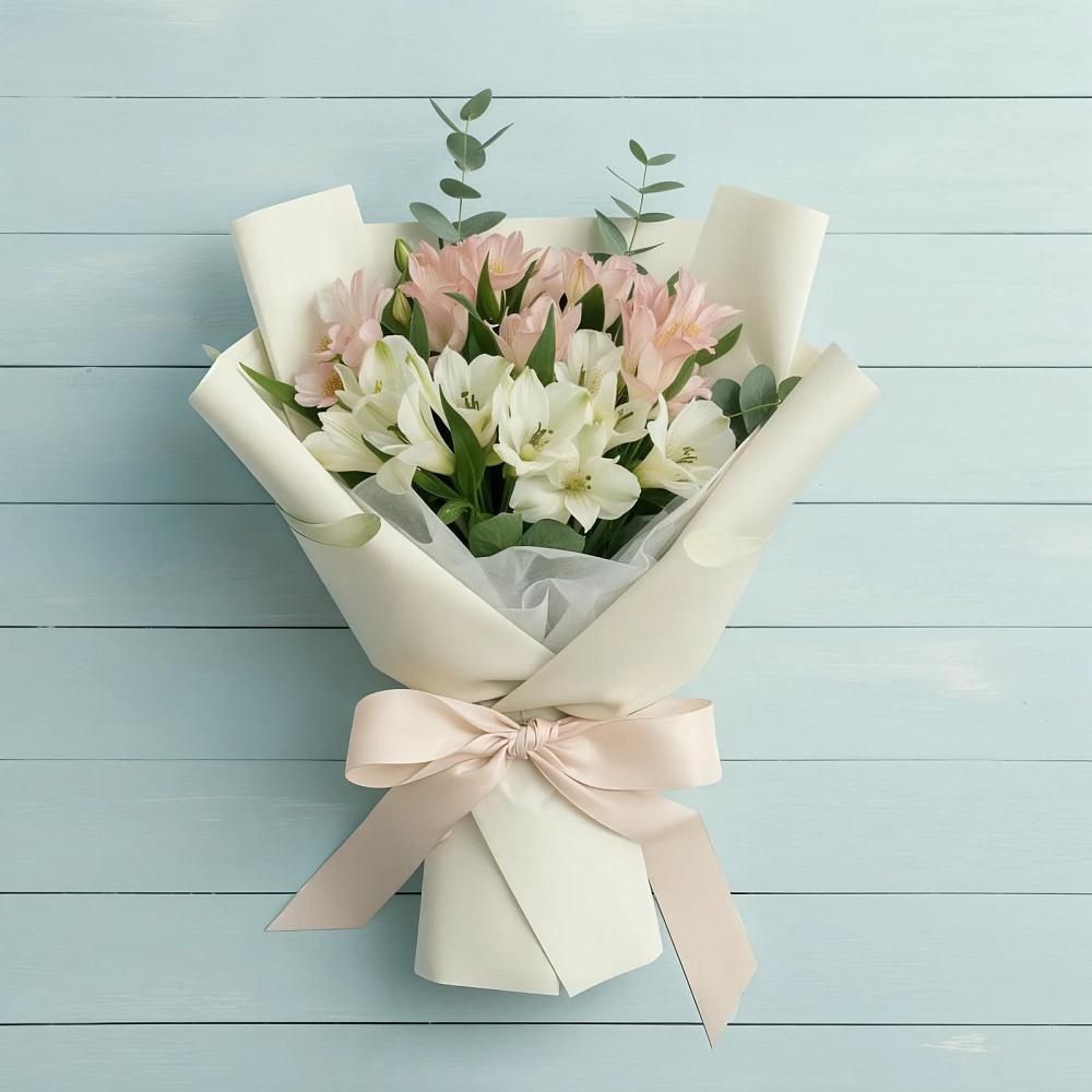 Букет цветов из: Альстромерии в Солнечногорске